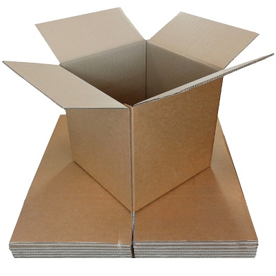 10 x Double Wall Packing Moving Boxes 14"x14"x14"